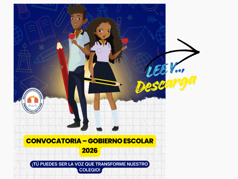 El Gobierno Escolar no es solo un cargo.
Es el espacio donde las ideas se convierten en acciones, donde la palabra del estudiante cuenta y donde se aprende a liderar con respeto, compromiso y responsabilidad.